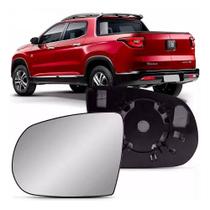 Lente Retrovisor c/Base Toro 2016/2021 Esquerdo Metagal