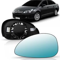Lente retrovisor c4 2007 2008 2009 2010 2011 térmico azul