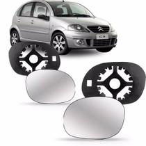Lente retrovisor citroen c3 xsara picasso até 2011 com base