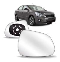 Lente Retrovisor Cobalt 2012 13 14 2015 Com Base Garantia