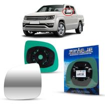 Lente Retrovisor Com Base Amarok 09-18 Lado Esquerdo