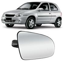 Lente Retrovisor Com Base Corsa 1993 até 2002 Classic 2002 em diante Ld Esquerdo