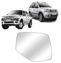 Lente Retrovisor Com Base Ecosport / Ranger 08-09 Ld Direito