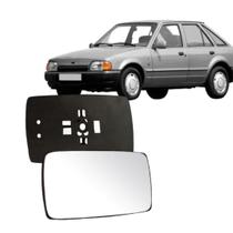 Lente retrovisor com base escort com controle lado direito