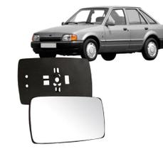 Lente Retrovisor Com Base Escort Com Controle Lado Direito