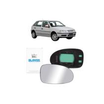 Lente Retrovisor Com Base Espelhada Lado Direito Gol Parati G2 1995 a 1999