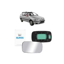 Lente Retrovisor Com Base Espelhado Lado Direito Palio Weekend 1997 a 2000 Palio 1996 a 2000 Uno Mille 2002 a 2004