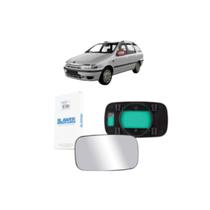 Lente Retrovisor Com Base Espelhado Lado Esquerdo Palio Weekend 1997 a 2000 Palio 1996 a 2000 Uno Mille 2002 a 2004