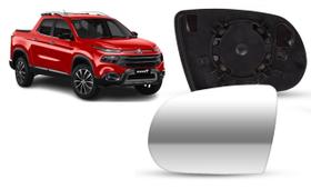 Lente Retrovisor Com Base Fiat Toro Todos Lado Esquerdo