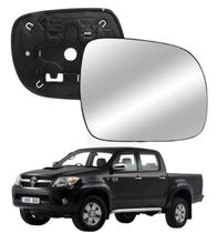 Lente Retrovisor Com Base Hilux 05-11 Ld Esquerdo