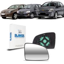 Lente retrovisor com base meriva prisma novo celta esquerdo