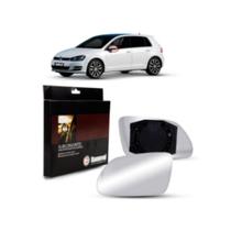 Lente Retrovisor Com Base Metalizada Lado Esquerdo Golf 2008 a 2014 Lente Retrovisor Com Base Metalizada Lado Esquerdo Golf 2008 a 2014