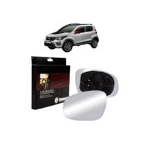 Lente Retrovisor Com Base Metalizada Lado Esquerdo Mobi 2017 a 2022