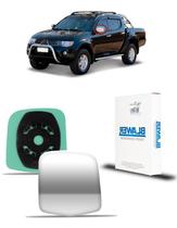 Lente retrovisor com base mitsubishi l200 ld esquerdo Lente retrovisor com base mitsubishi l200 ld esquerdo