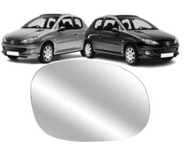 Lente Retrovisor Com Base Peugeot 206 207 99.. Ld Direito Lente Retrovisor Com Base Peugeot 206 207 99.. Ld Direito