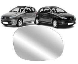 Lente Retrovisor Com Base Peugeot 206 207 99.. Ld Esquerdo Lente Retrovisor Com Base Peugeot 206 207 99.. Ld Esquerdo