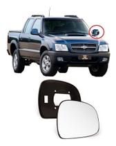 Lente retrovisor com base s10 blazer silverado lado esquerdo - BLAWER