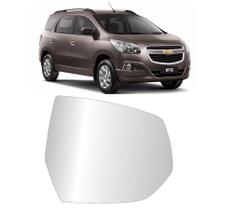 Lente Retrovisor Com Base Spin 2013 Em Diante Lado Direito