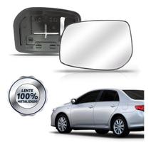 Lente Retrovisor Corolla 2008 A 2011 Com Base