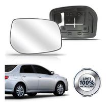 Lente Retrovisor Corolla Toyota 2008 A 2011 Com Base