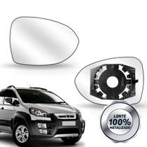 Lente Retrovisor Fiat Idea 2011 A 2017 Com Base
