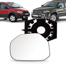Lente retrovisor fiat idea adventure palio locker 2004 a 2018 com base