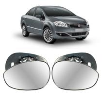 Lente Retrovisor Fiat Linea 2008 a 2016 Escolha o Lado