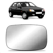 Lente Retrovisor Fiesta 1996 1997 1998 1999 2000 2001 2002 Ford Ka com Base