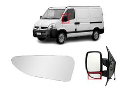 Lente retrovisor (inferior) master lado esquerdo (2003/2013) Lente retrovisor (inferior) master lado esquerdo (2003/2013)