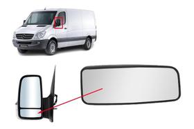 Lente retrovisor (inferior) sprinter 311/415/515 (2013/...) ( lado esquerdo )