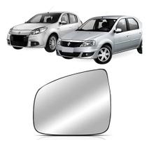 Lente Retrovisor LOGAN e SANDERO 2009 a 2014 SEM BASE
