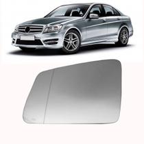 Lente Retrovisor Mercedes Classe C 2011 a 2013 Térmico / Asférico