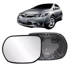 Lente Retrovisor New Civic 2007 2008 2009 2010 2011 Esquerdo