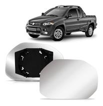 Lente Retrovisor Palio Strada Adventure Locker 2009 2010 C/ Base