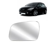 Lente retrovisor peugeot 307 ano 2001 a 2012 asférico