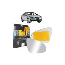 Lente Retrovisor Sem Base Convexo Prata Metalizado Lado Direito Corolla e Etios