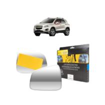 Lente Retrovisor Sem Base Prata Convexo Lado Esquerdo Tracker 2014 a 2019