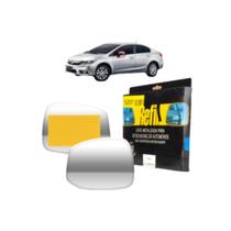 Lente Retrovisor Sem Base Prata Convexo Sem Pisca Lado Esquerdo Civic 2012 a 2016 Lente Retrovisor Sem Base Prata Convexo Sem Pisca Lado Esquerdo Civic 2012 a 2016