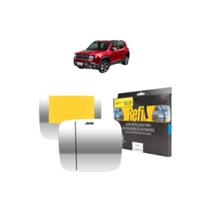 Lente Retrovisor Sem Base Prata Metalizado Asférico Lado Esquerdo Renegade 2015 a 2022 Lente Retrovisor Sem Base Prata Metalizado Asférico Lado Esquerdo Renegade 2015 a 2022