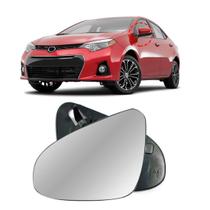 Lente Retrovisor Toyota Corolla 2014 a 2019 Esquerdo