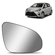 Lente retrovisor toyota yaris 2018 2019 novo