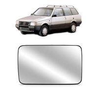 Lente Retrovisor Uno Elba 1991 A 1998 Com Base