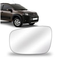 Lente Retrovisor Uno Way 2010 2011 2012 2013 Com Base Lente Retrovisor Uno Way 2010 2011 2012 2013 Com Base