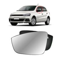 Lente Retrovisor Vw Gol / Saveiro / Voyage 2010 a 2019 Esquerdo