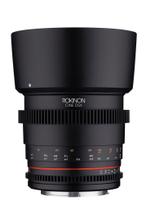 Lente Rokinon 85mm T1.5 Full Frame Cine DSX para Sony E Lente Rokinon 85mm T1.5 Full Frame Cine DSX para Sony E