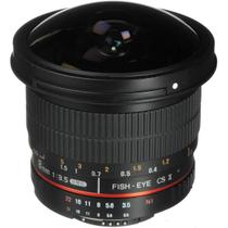 Lente Rokinon Fisheye 8mm f/3.5 HD para câmeras APS-C Lente Rokinon Fisheye 8mm f/3.5 HD para câmeras APS-C