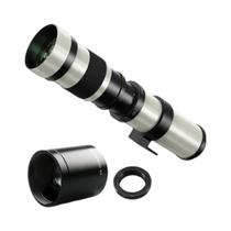 Lente Super Telefoto Manual De 800mm F8.3-F16 Com Conversor De Ampliação 2X Interface T2 Lightdow Lente Super Telefoto Manual De 800mm F8.3-F16 Com Conversor De Ampliação 2X Interface T2 Lightdow