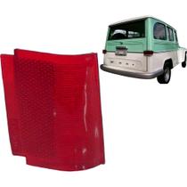 Lente Traseira Rural F75 60 61 62 A 79 Vermelha Lado Direito