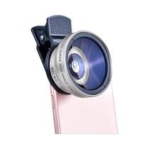 Lente Universal Para Celular 37mm 0.45X Grande Angular Macro HD Para iPhone Android Clip
