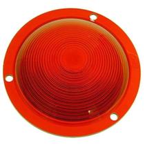 Lente vermelho da lanterna gf122 delimitadora redondo